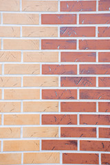 Beautiful wall of bricks as a background