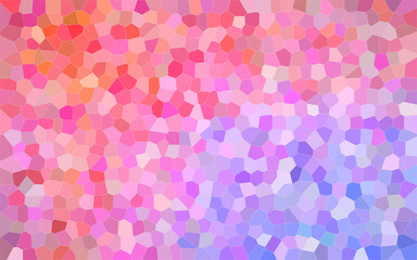 Abstract illustration of pink and light purple bright Small Hexagon background, digitally generated.