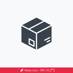 Box (Package) Icon / Vector