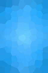 Fototapeta na wymiar Abstract illustration of Vertical dodger blue Big Hexagon background, digitally generated.