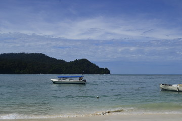 Obraz premium boat on the sea