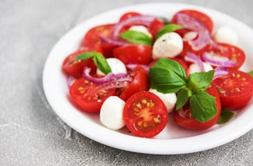 Italian caprese salad