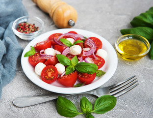Italian caprese salad