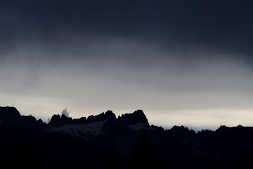 Rugged Mountain Silhouette
