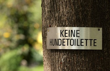 crottes de chiens....&eacute;criteau