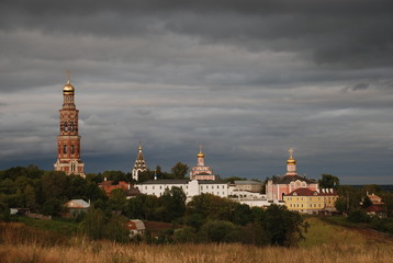 Fototapeta na wymiar Russian orthodox monastery, Ryazan region