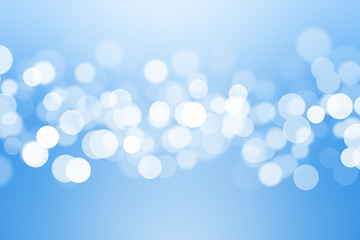 blue bokeh beautiful blurred bright light on abstract background. cool wallpaper. winter concept. element for decoration or design advertising. soft glitter backdrop. defocused