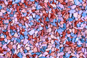 Natural abstract background. Colorful gravel