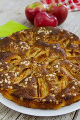 gâteau aux pommes