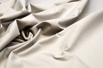 Fabric made of viscose, acetate and elastan light beige
