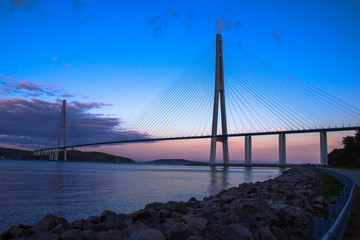 Obraz premium Vladivostok. Bridge.