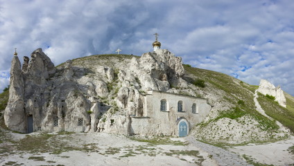 Church in the mountains. Дивногорье.