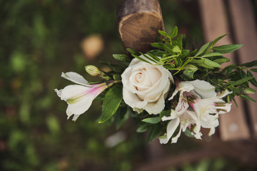 Decorations for on-site wedding registration