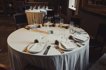 Festive table setting