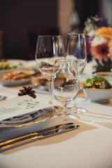 Festive table setting