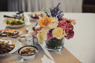Festive table setting