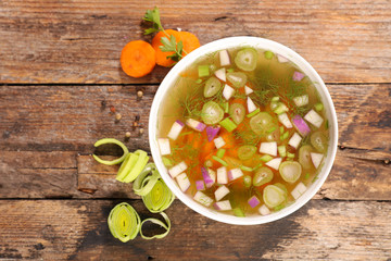 bowl of vegetable soup