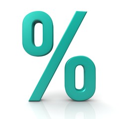 percentage icon percent sign 3d % sale