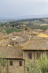 Fototapeta na wymiar San Gimignano in der Toskana