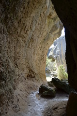 Saliendo de la cueva