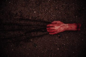 Hand cut for Halloween