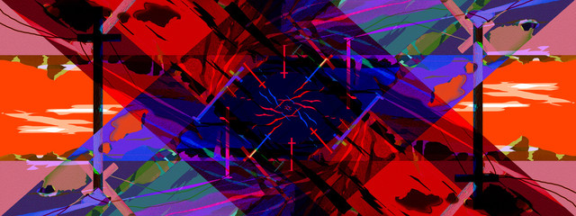 fractal space motif design