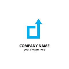 arrow logo design vector element, abstract logo design