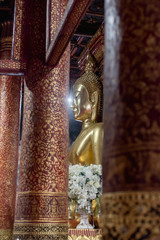 Fototapeta na wymiar Wat Phumin at Nan province, Thailand.