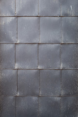 Metal sheet square pattern background