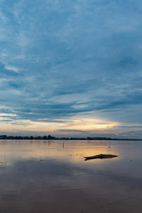 Tramonto sul Mekong - vientiane - Laos