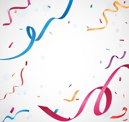 Happy birthday banner with colorful light bulb