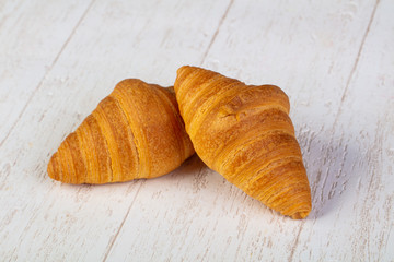 Sweet tasty croissant