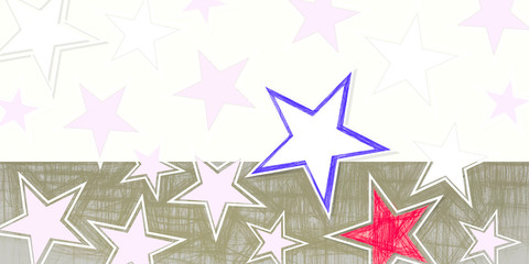 abstract geometric star shapes background