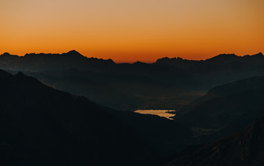 Sonnenuntergang Edelweißspitze Österreich