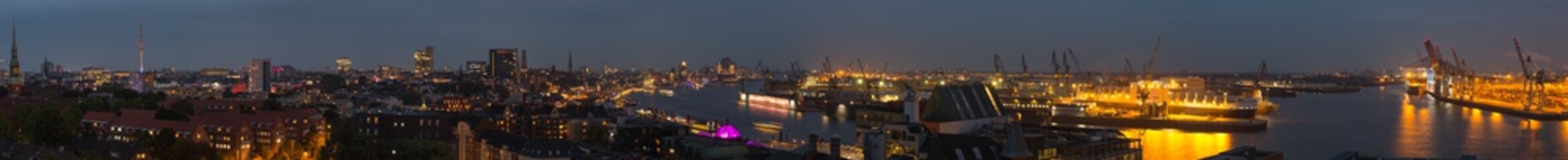 Panorama von Hamburg
