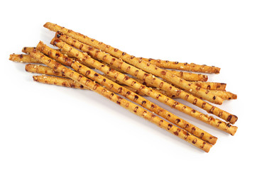 Sticks with sesame seeds