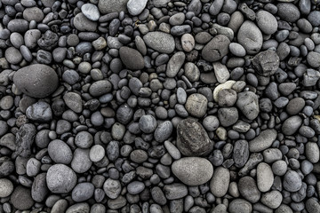 Fototapeta na wymiar volcanic pebbles texture