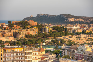 Fototapeta na wymiar View of Cagliari, Sardinia, Italy