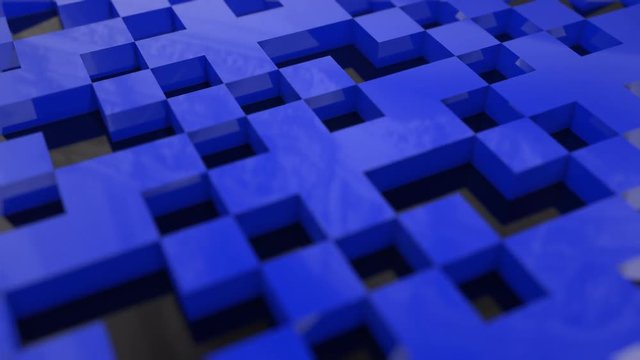 Pixel blocks background game screen 3d plastic digital display voxel