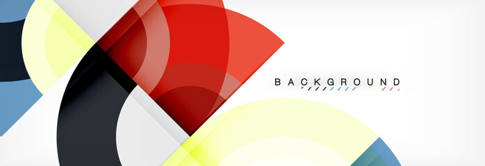 Obraz premium Vector circular abstract background