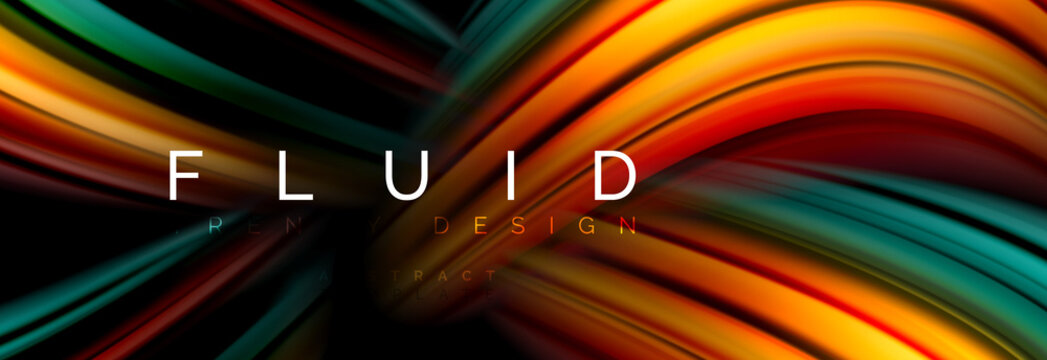 Fluid color motion concept