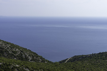 Fototapeta na wymiar Beautiful Landscape and Sea in Croatia