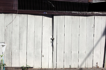 old vintage wooden folding door background.