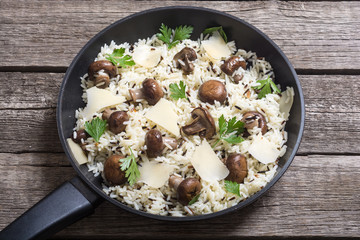 Traditional Italian risotto