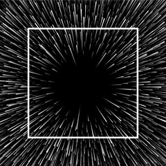 Obraz premium Abstract black and grey background with white frame.