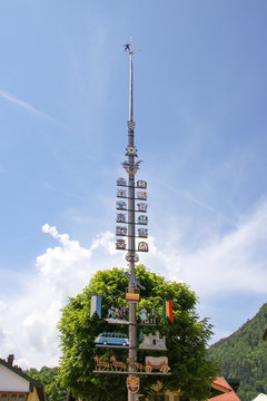 Ruhpolding, Zunftbaum, Deutschland 