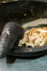 pounded chicken with melted cheese and fresh milkshake