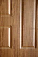 Wooden door close-up