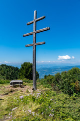 Rastplatz mit Wetterkreuz und toller Aussicht