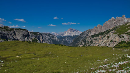 Plateau in den Bergen